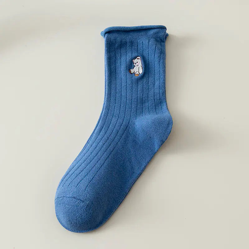 "College Style Women's Layered Stacked Socks"