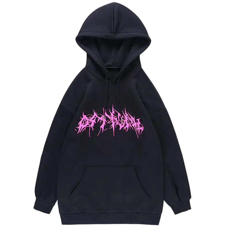 Street Style Printed Hoodie in European and American Style