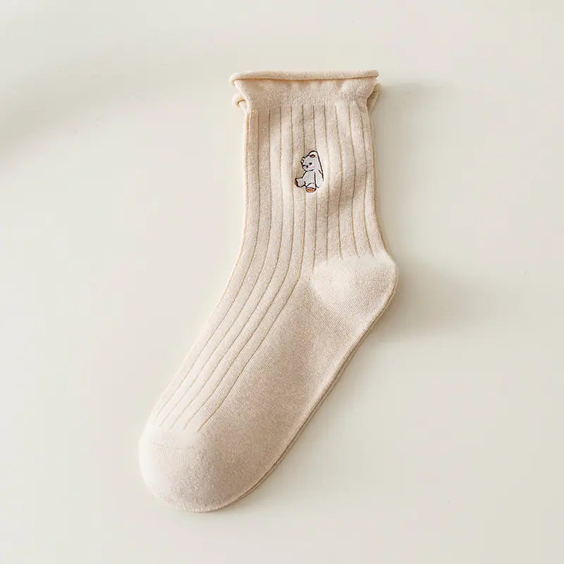 "College Style Women's Layered Stacked Socks"