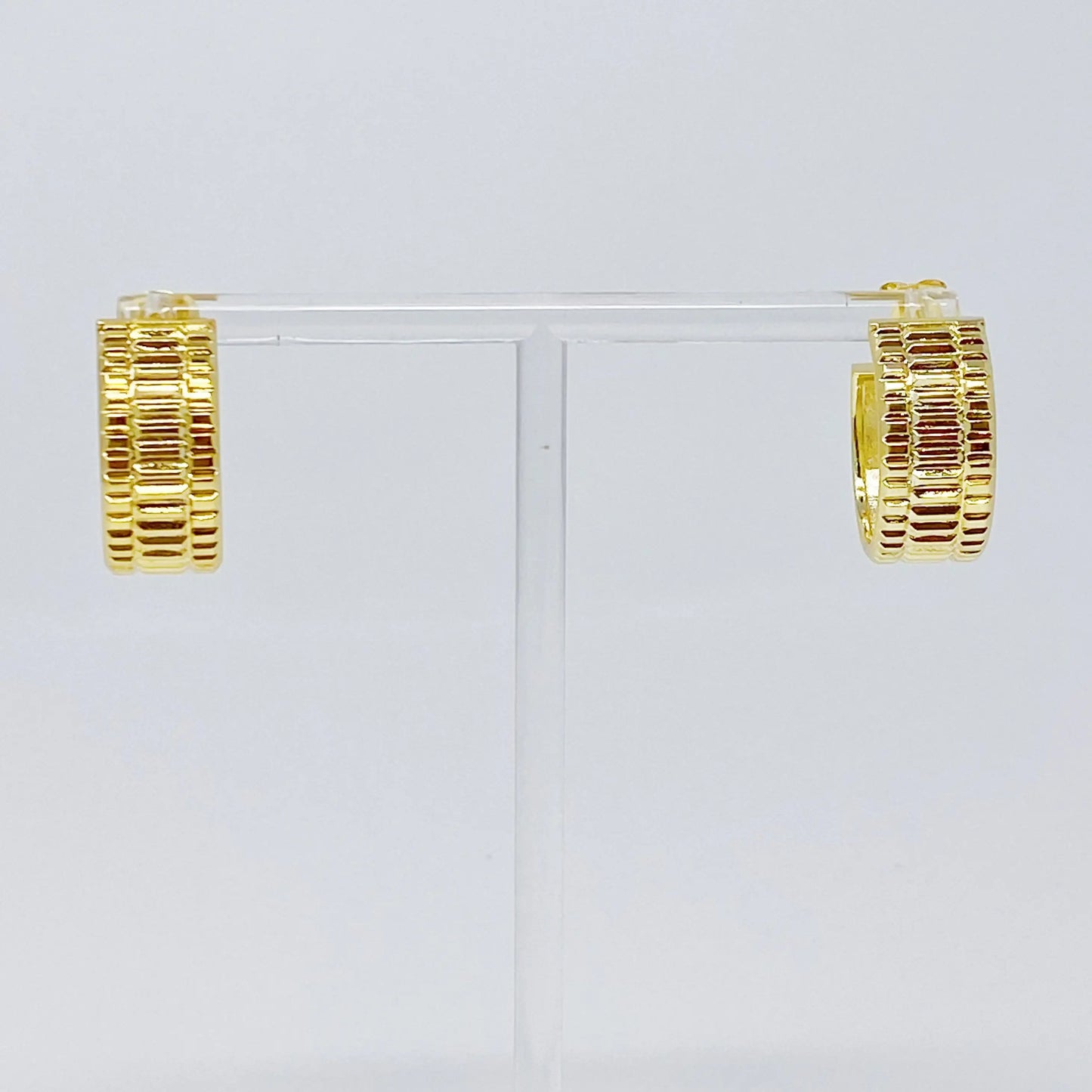 Everyday Textured Hoop Earrings