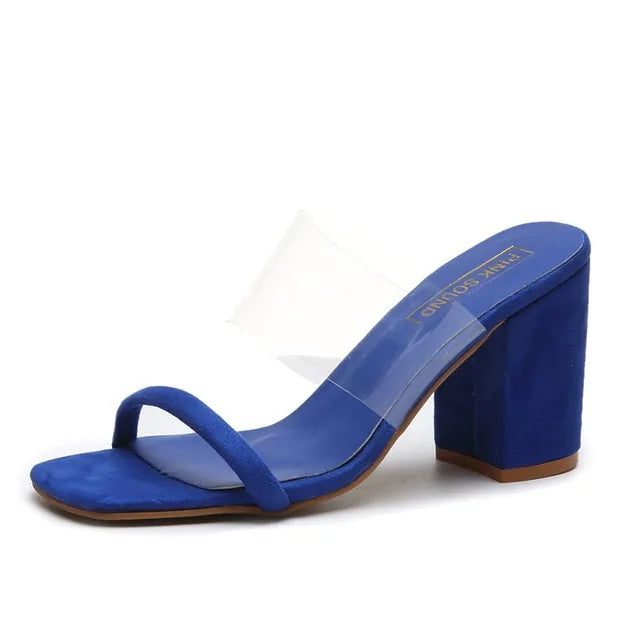 Sexy Transparent Heel Sandals