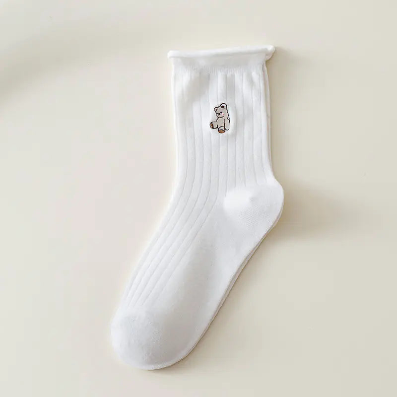 "College Style Women's Layered Stacked Socks"
