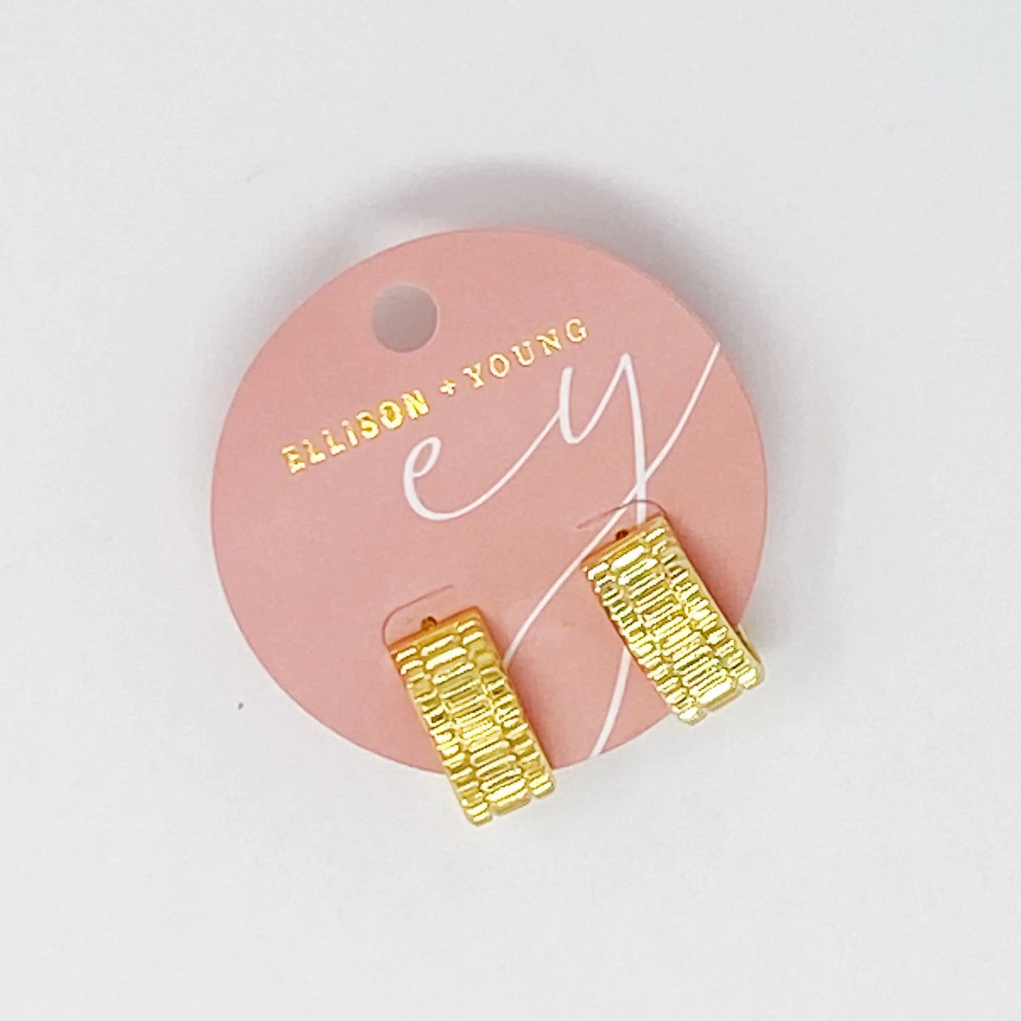 Everyday Textured Hoop Earrings