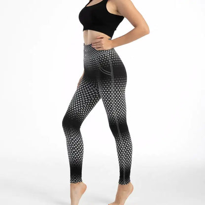 Leopard Print High Waist Gym Leggings