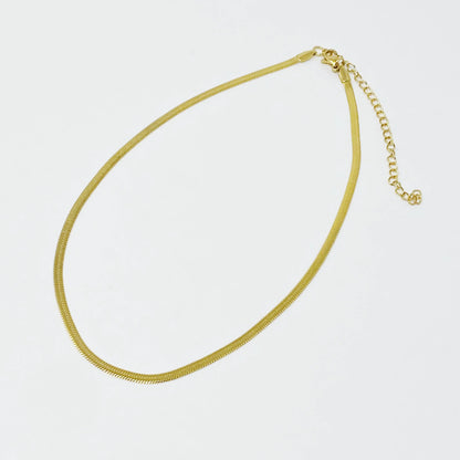 Everyday Herringbone Chain Necklace