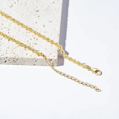 Rope Chain Necklace For Women, Minimalist Jewelry, Teen Girl Jewelry