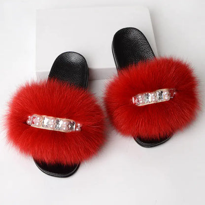 Simple Fashion Ladies' Wool Slippers
