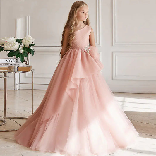 Princess Long Evening Dress for Girls
